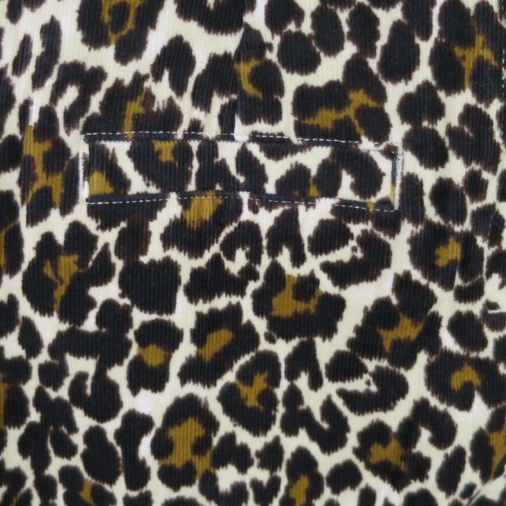 J.Crew Leopard Print Corduroy Buckle Mini Skirt - Picture 8 of 12